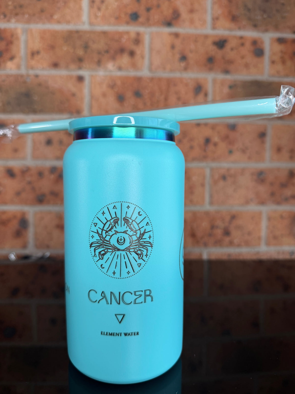 Cancer tumbler, Cancer gift, engraved Cancer cup, astrology tumbler, personalized travel mug, stainless steel tumbler.