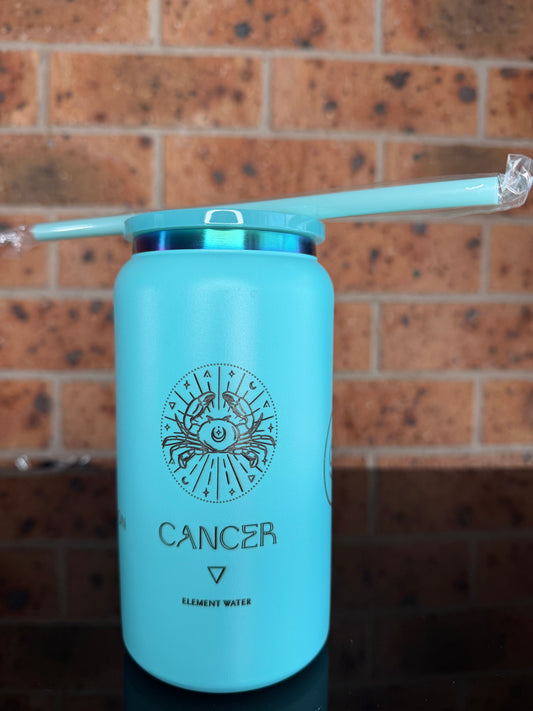 Cancer tumbler, Cancer gift, engraved Cancer cup, astrology tumbler, personalized travel mug, stainless steel tumbler.